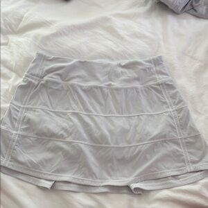 Lululemon Athletica White Athletic Skort